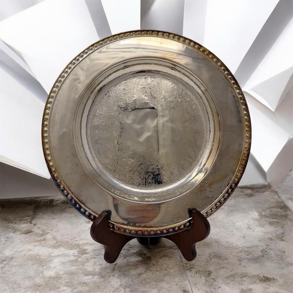 Wm. Rogers & Son Other - Vintage Wm. Rogers IS Silverplate Serving‎ Tray 10" Oval USA